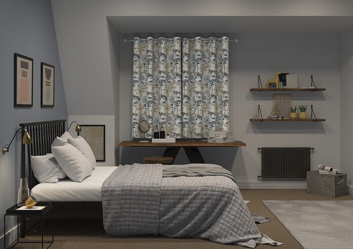 Hedgerow, Charcoal - Made to Measure Curtains - Image 7